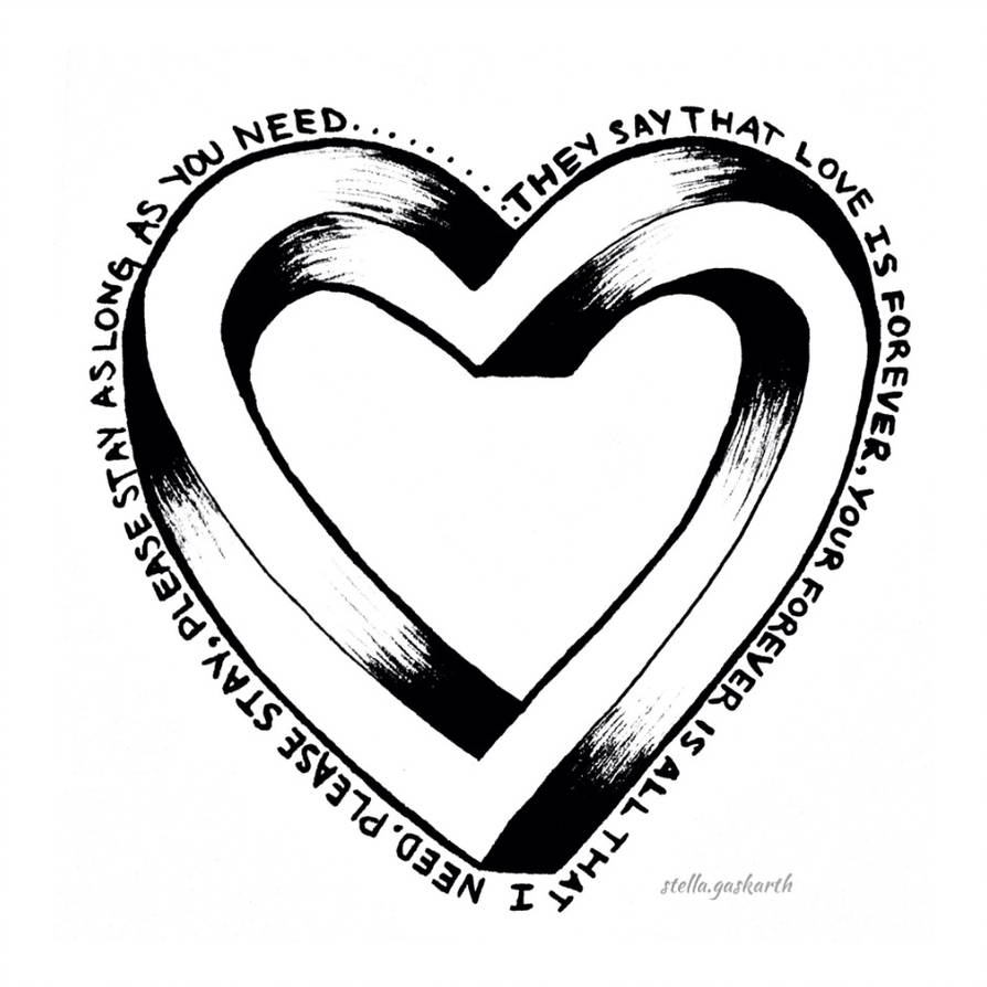 894x894 Impossible Heart - Impossible Heart Drawing