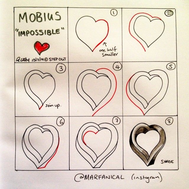 640x640 Instagram Media - Impossible Heart Drawing