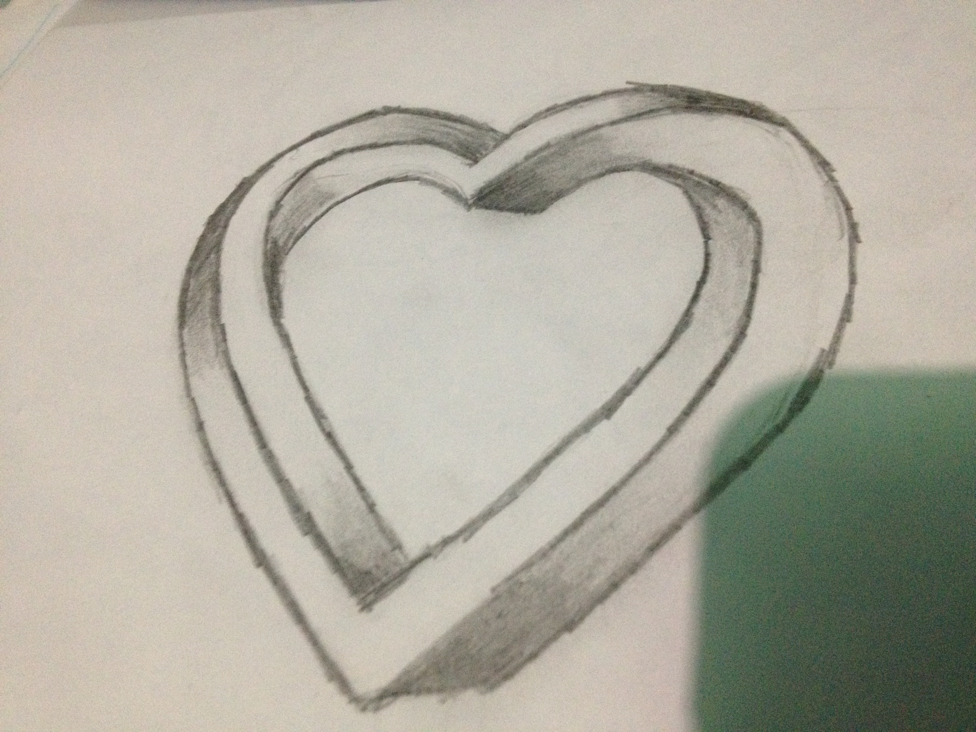 Impossible Heart Drawing at PaintingValley.com | Explore collection of ...