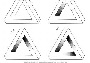 300x210 How To Draw The Impossible Triangle Step - Impossible Triangle Drawing