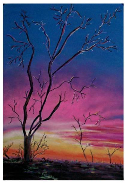 434x650 Tree - Impressionism Drawing