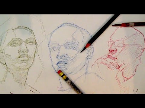 480x360 How To Draw Portraits The Head How To Block In A Portrait - In Drawing