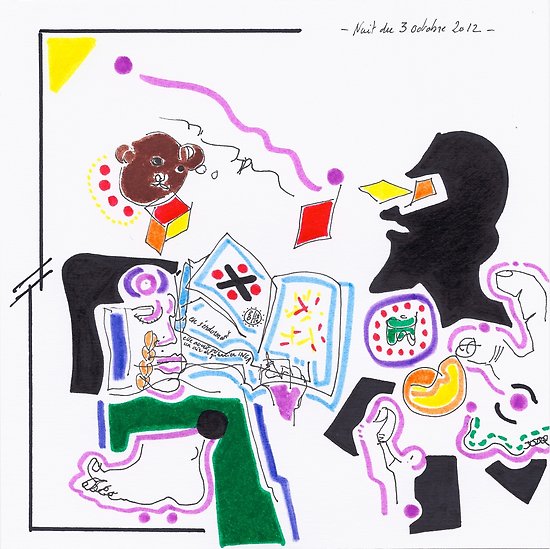 550x549 night drawings - Inca Drawings