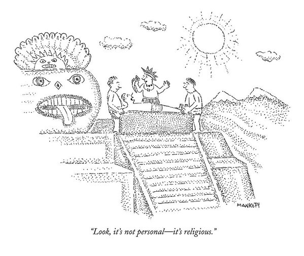 599x506 an inca priest speaks to a person who poster - Inca Drawings