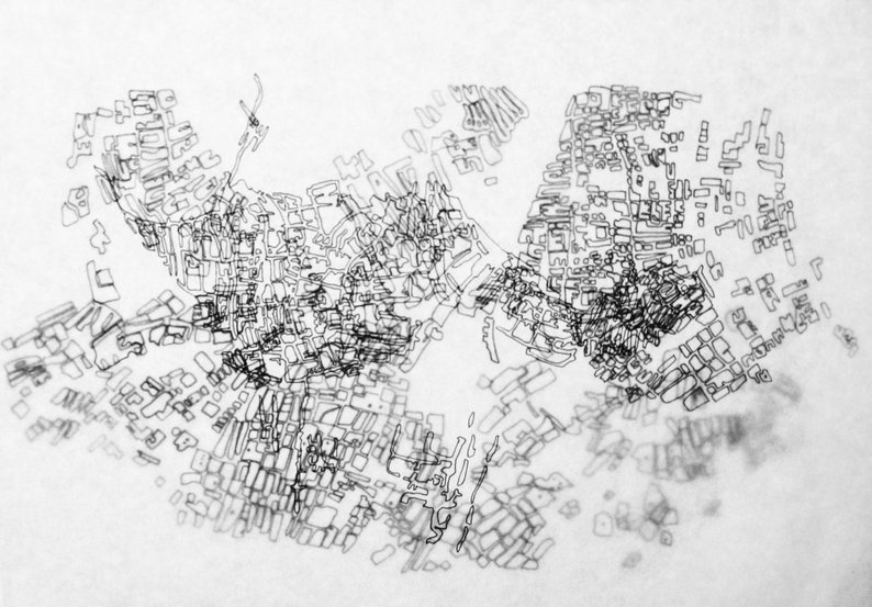 794x553 free shipping map cartography art original pen drawing on etsy - Inca Drawings