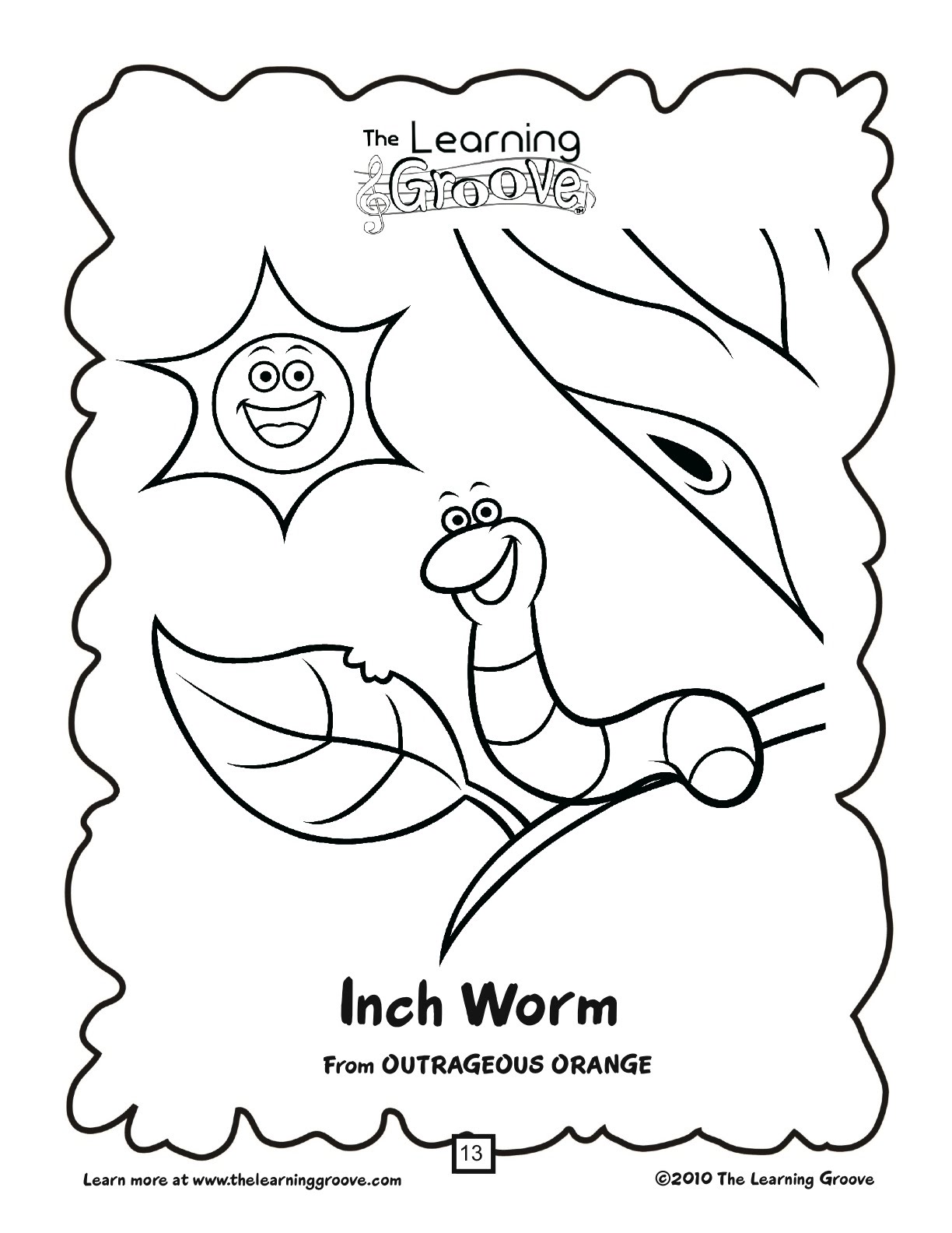 1224x1584 Inch Worm - Inchworm Drawing