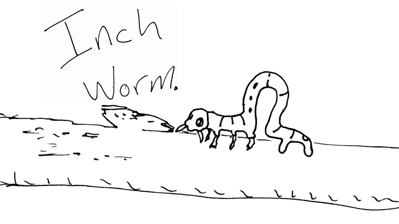 1280x720 Inchworm - Inchworm Drawing