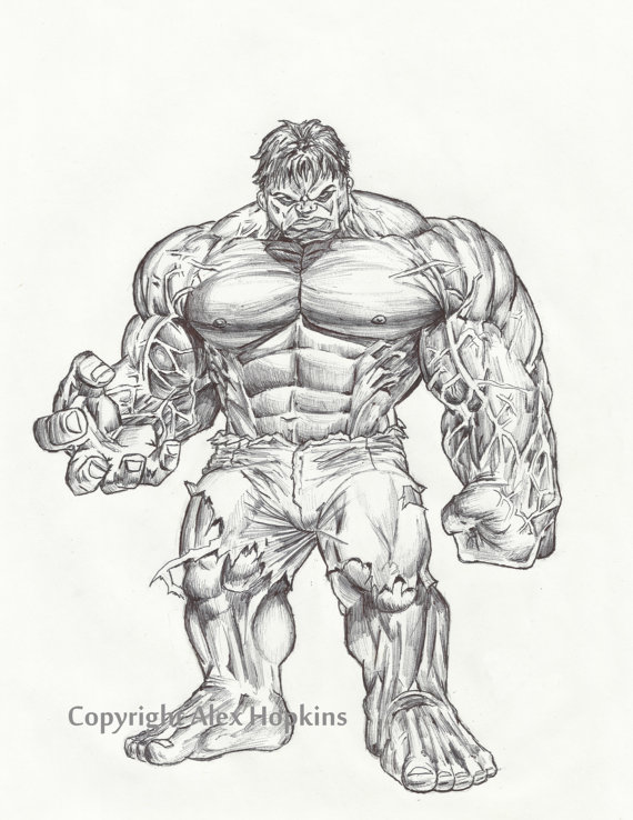 Hulk Face Drawing at PaintingValley.com | Explore collection of Hulk ...