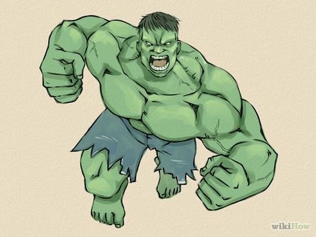 460x345 Super Heroes Hulk, The Incredibles - Incredible Hulk Drawing