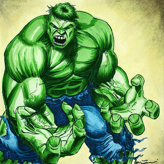 Incredible Hulk Drawing at PaintingValley.com | Explore collection of ...