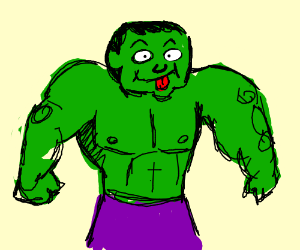300x250 derp face incredible hulk drawing - Incredible Hulk Face Drawing