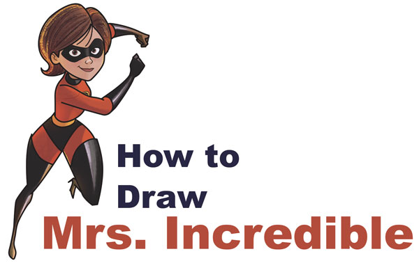 600x378 How To Draw The Incredibles Family - Incredibles Drawing