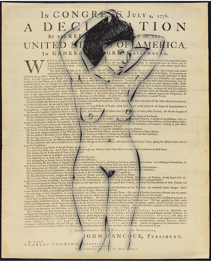 708x900 Drawings On The Declaration Of Independence Joe Stanford - Independence Day Drawing