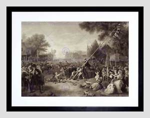 300x235 paintings drawing liberty pole independence flag usa framed art - Independence Drawing