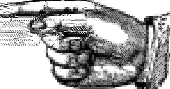 595x311 pointing, mortar, hand, pointer, index finger, drawing, left, left - Index Finger Drawing