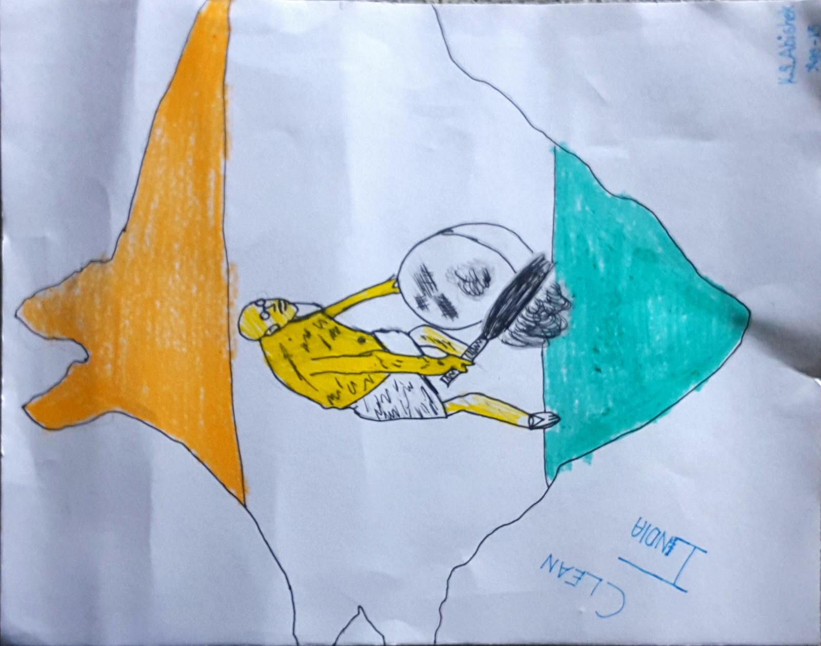 1600x1259 clean india green india drawing competition purva bluemont - India Drawing