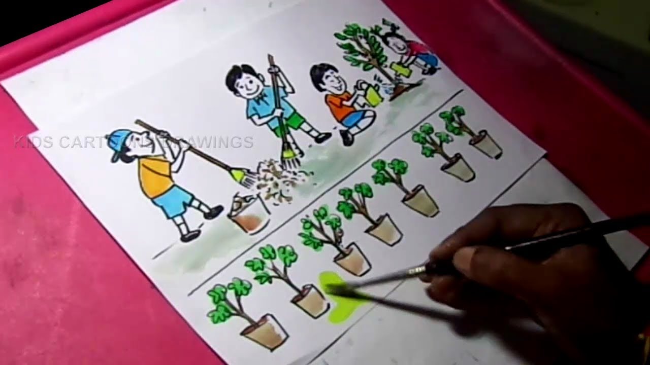 1280x720 how to draw clean india green india drawing for kids - India Drawing For Kids