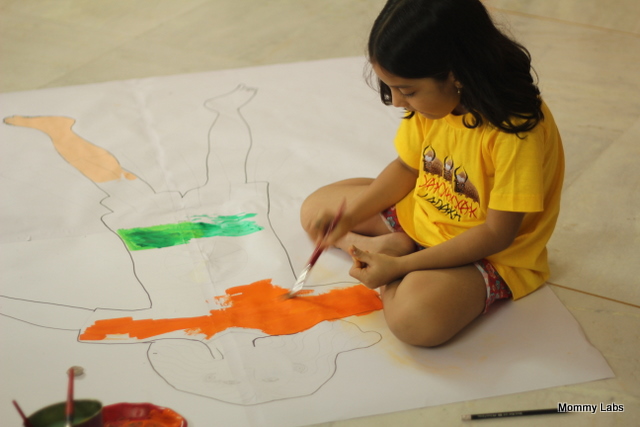 640x427 life size self portrait art helps kids to express and explore - India Drawing For Kids