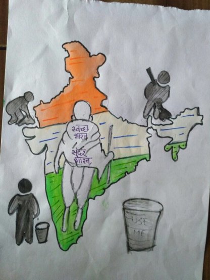 India Drawing For Kids at PaintingValley.com | Explore collection of ...