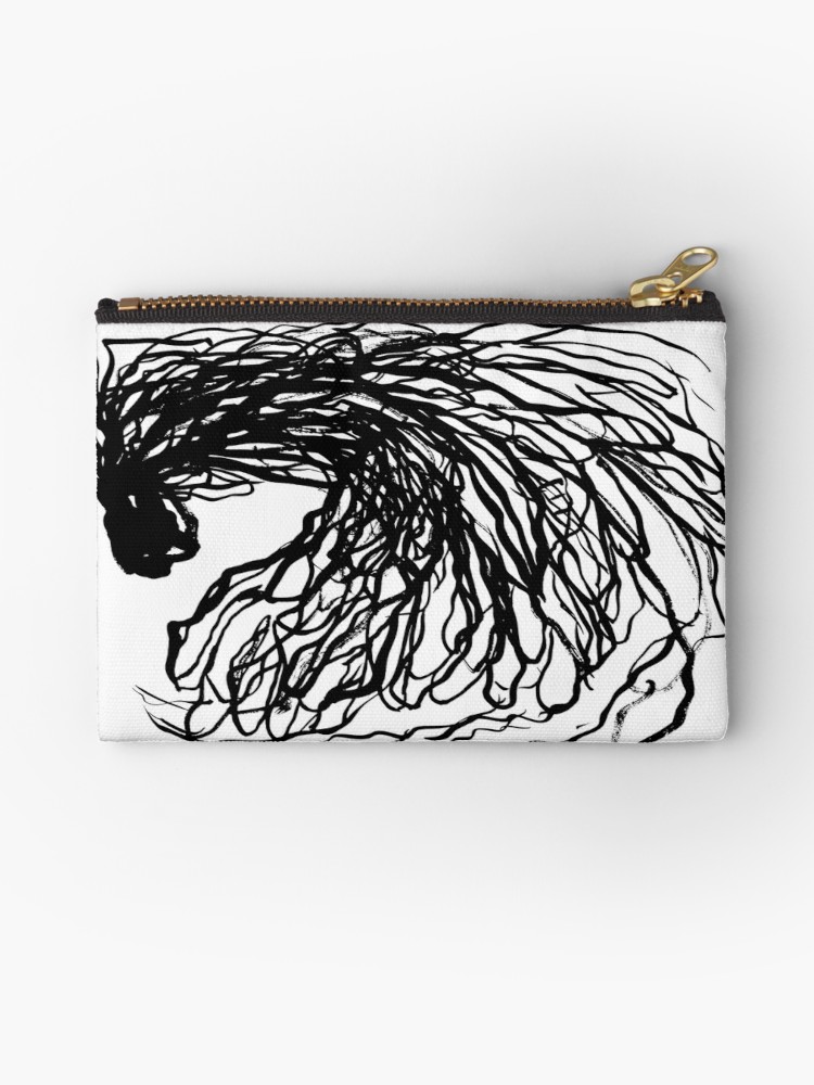 750x1000 Black And White Minimal Abstract Painting Brushstrokes Urban - India Ink Drawing