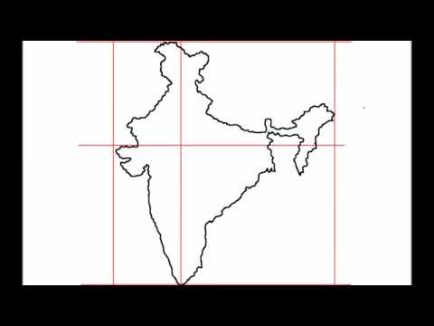 480x360 How To Draw Map Of India Step - India Map Drawing