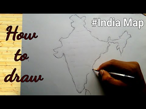 480x360 How To Draw Map Of India Step - India Map Drawing