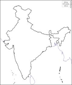 235x276 india map outline size map of india with states india map - India Map Drawing