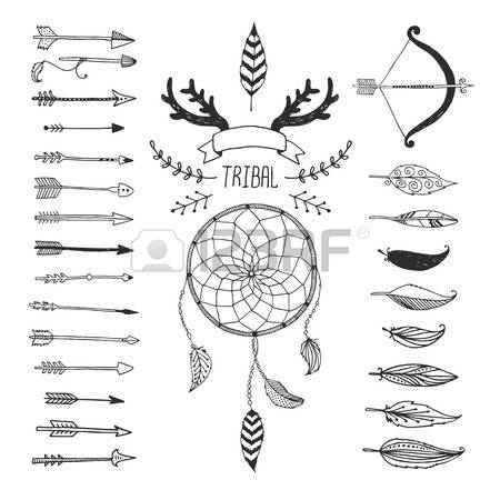 450x450 Clipart Indian Arrow Outline Collection - Indian Arrow Drawing