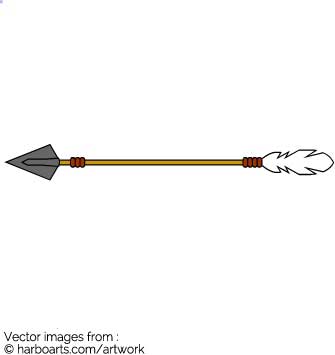 335x355 Download Indian Arrow - Indian Arrow Drawing