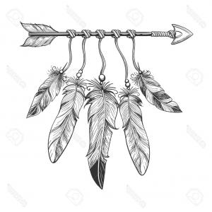 Indian Arrow Drawing at PaintingValley.com | Explore collection of ...