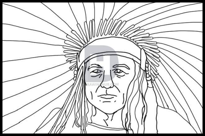 indian-chief-drawing-at-paintingvalley-explore-collection-of