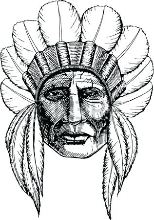 316x450 indian chief headress chief headdress native chief indian chief - Indian Chief Headdress Drawing