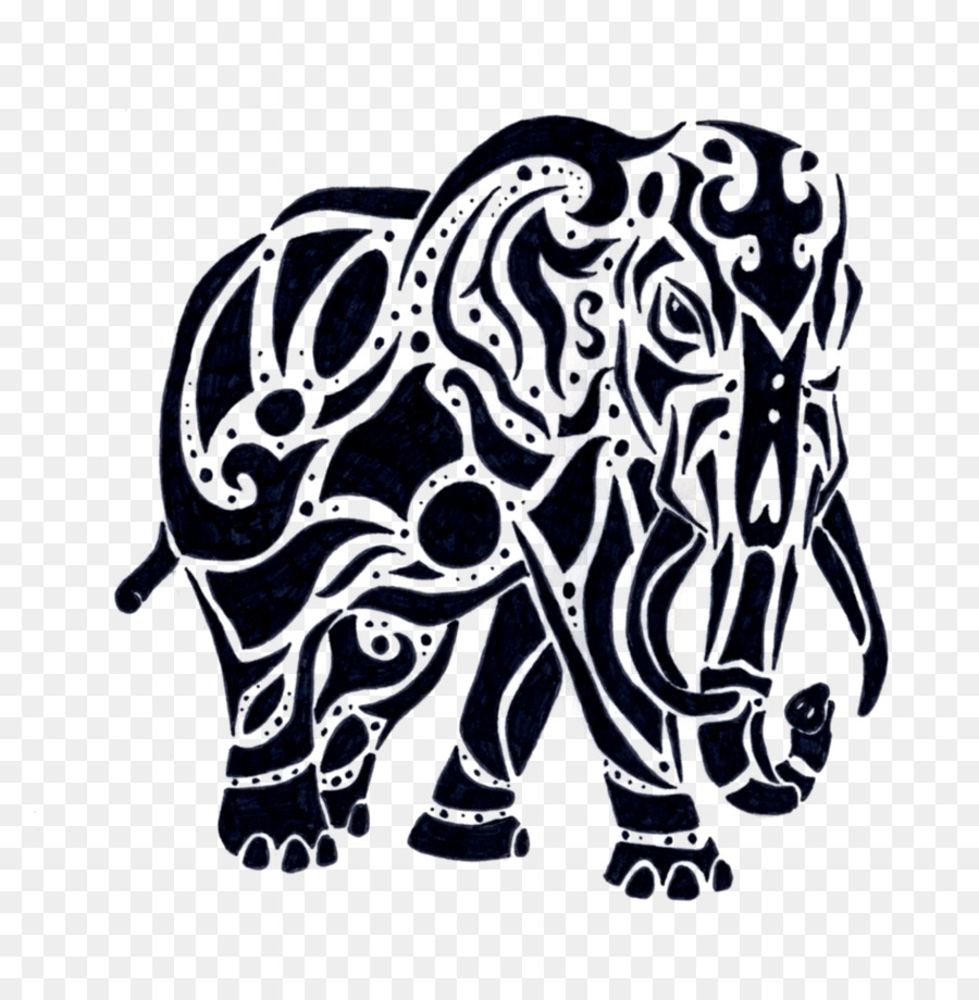 900x920 Elephant, Drawing, Art, Transparent Png Image Clipart Free Download - Indian Elephant Drawing