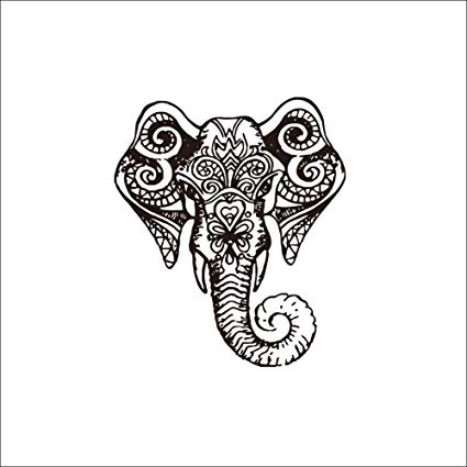 Indian Elephant Line Drawing at PaintingValley.com | Explore collection ...