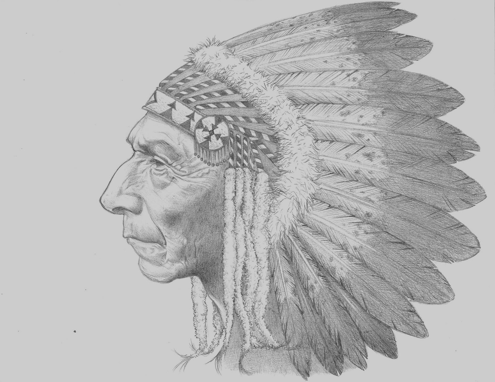 Indian Face Drawing at PaintingValley.com | Explore collection of ...