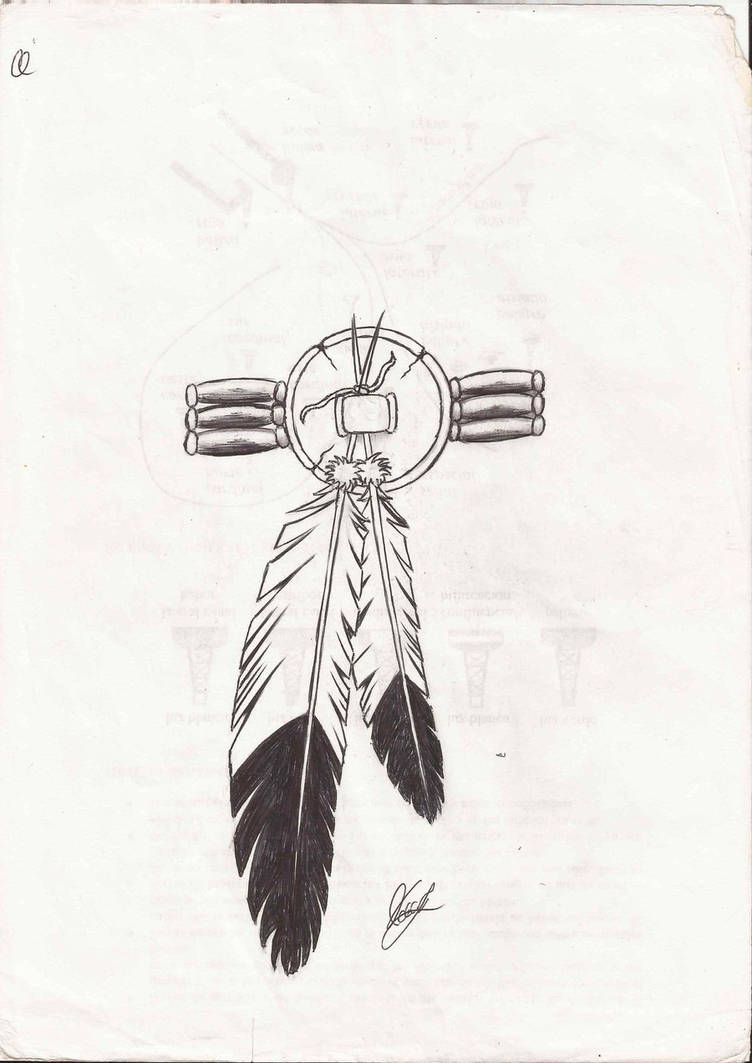 752x1063 Indian Feathers - Indian Feathers Drawing