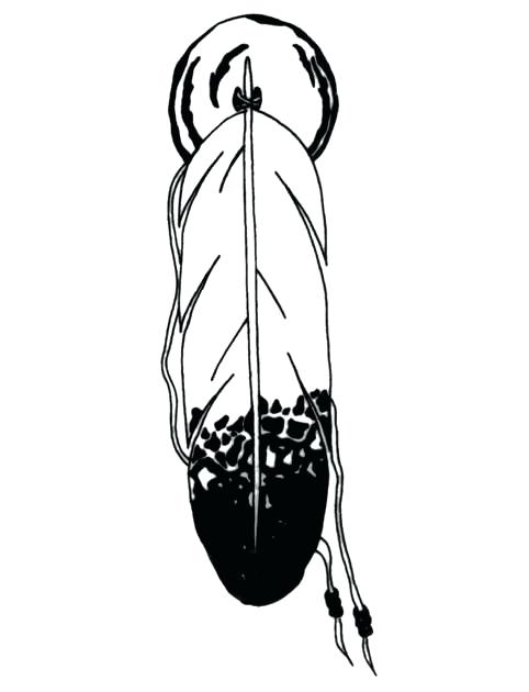 482x630 Coloring Pages Indian Feather Coloring Pages Indian Feather - Indian Feathers Drawing