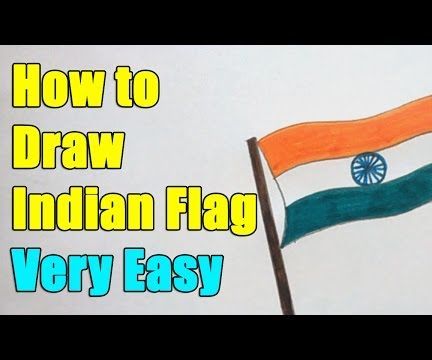 432x360 How To Draw An Indian Flag - Indian Flag Drawing