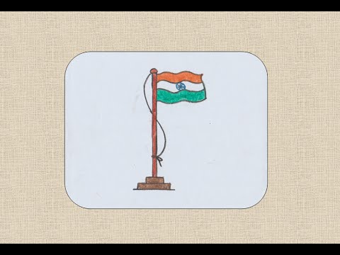 480x360 How To Draw Indian Flag For Kids - Indian Flag Drawing
