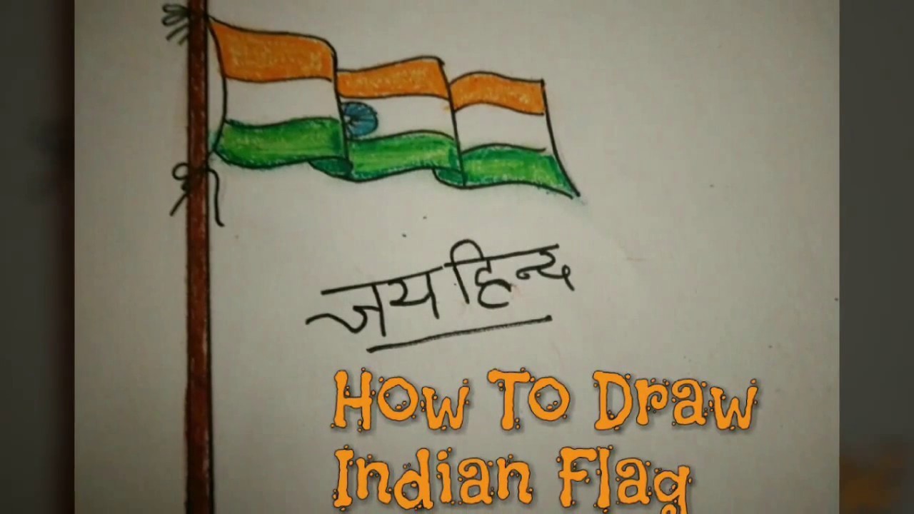 1280x720 indian flag drawing and colouring tips, how to, craftlas - Indian Flag Drawing