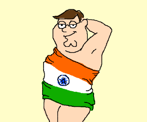 300x250 Peter Griffin Is The Indian Flag Drawing - Indian Flag Drawing