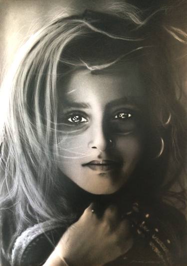 375x533 Indian Girl Drawing - Indian Girl Drawing