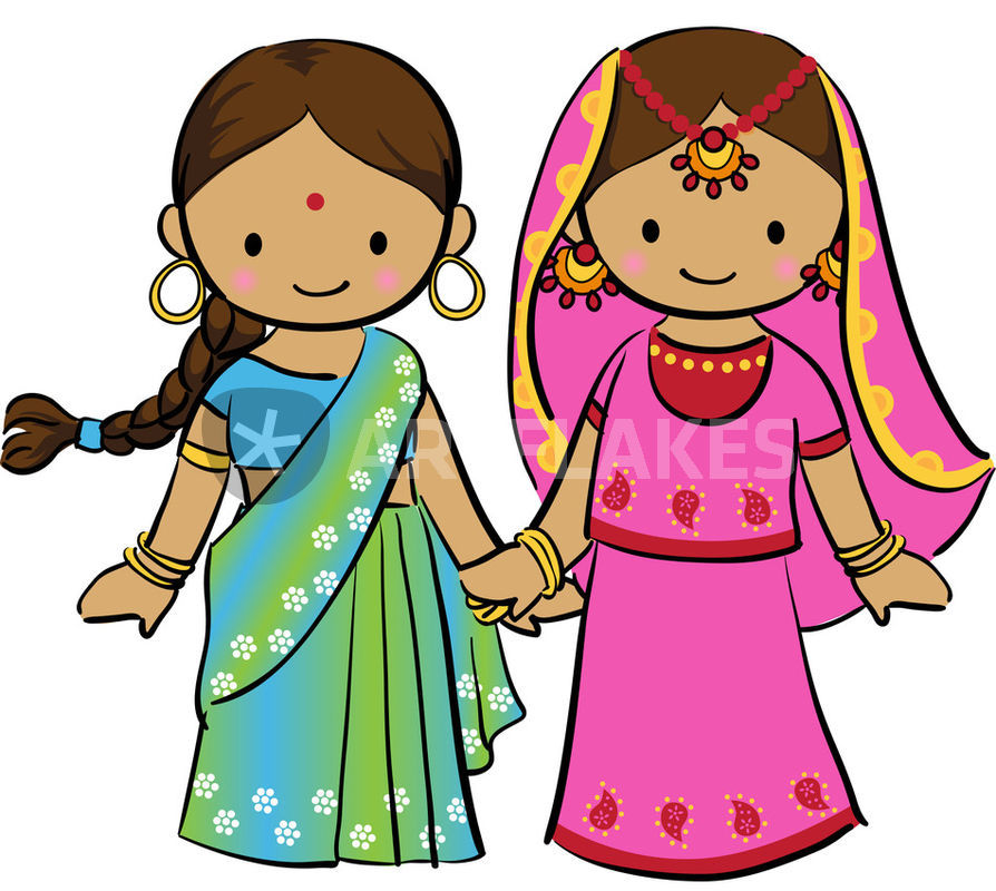 894x800 Little Indian Girls Drawing Art Prints And Posters - Indian Girl Drawing