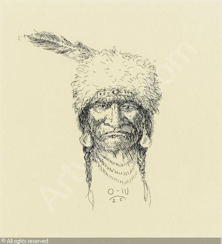 450x496 Indian Head Drawing Sold - Indian Head Drawing