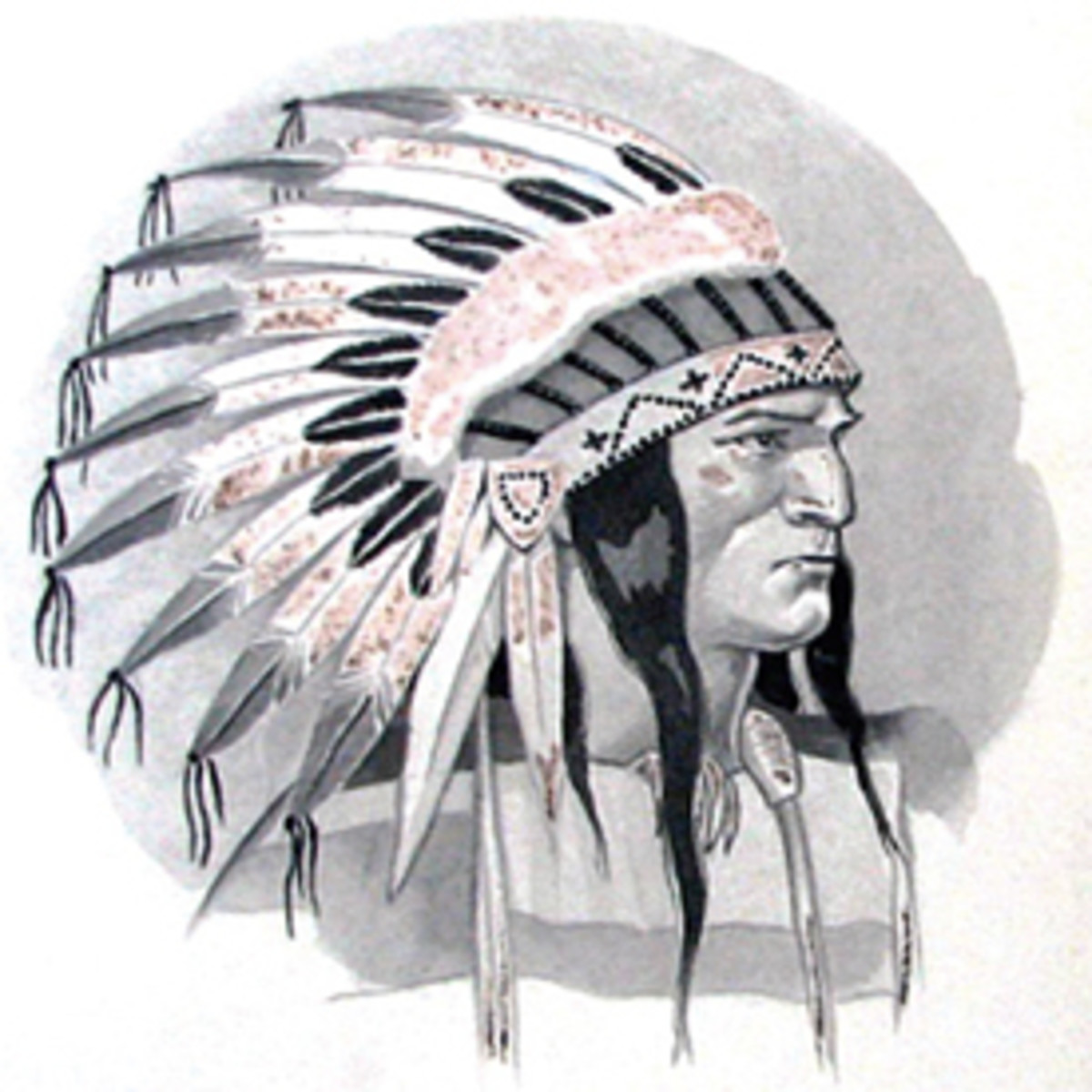 Indian Head Drawing at PaintingValley.com | Explore collection of