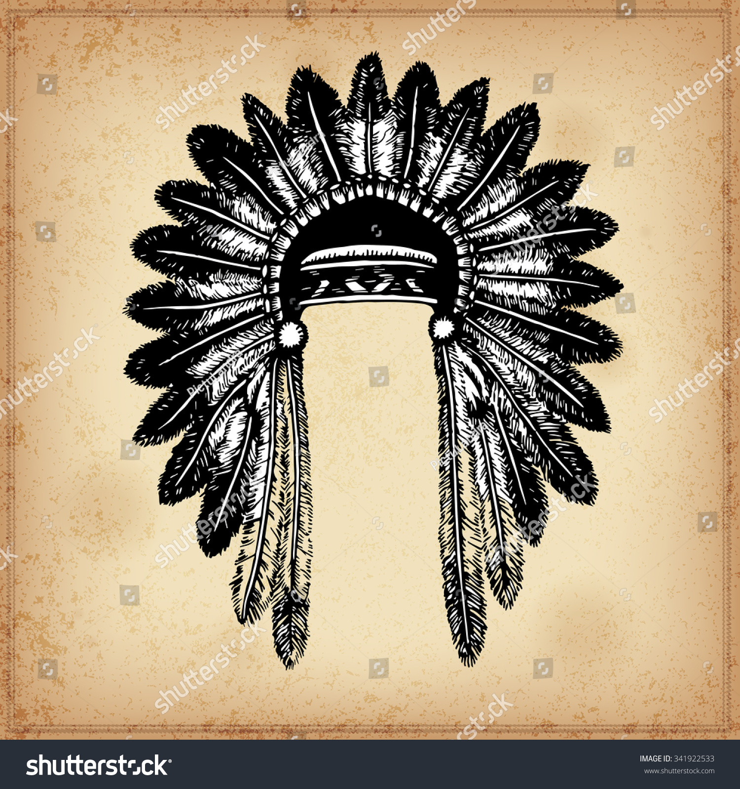 1500x1600 Indian Headdress Woman Clipart Collection - Indian Headdress Drawing
