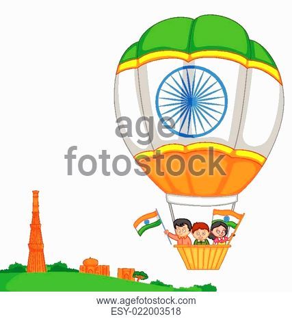 427x466 Indian Kid Hoisting Flag Of India Stock Photos And Images Age - Indian Kid Drawing