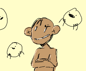 300x250 Indian Kid Mesmeried Drawing - Indian Kid Drawing