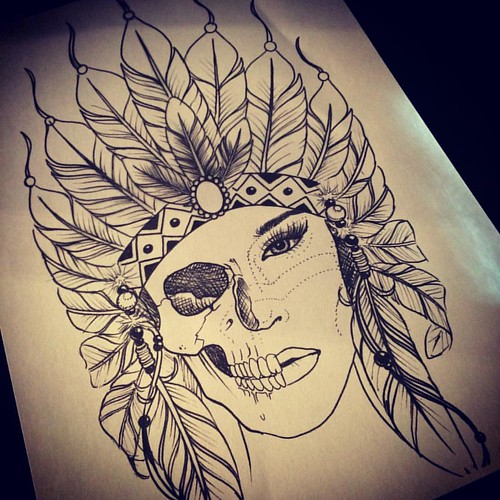 Indian Tattoo Drawings at PaintingValley.com | Explore collection of ...