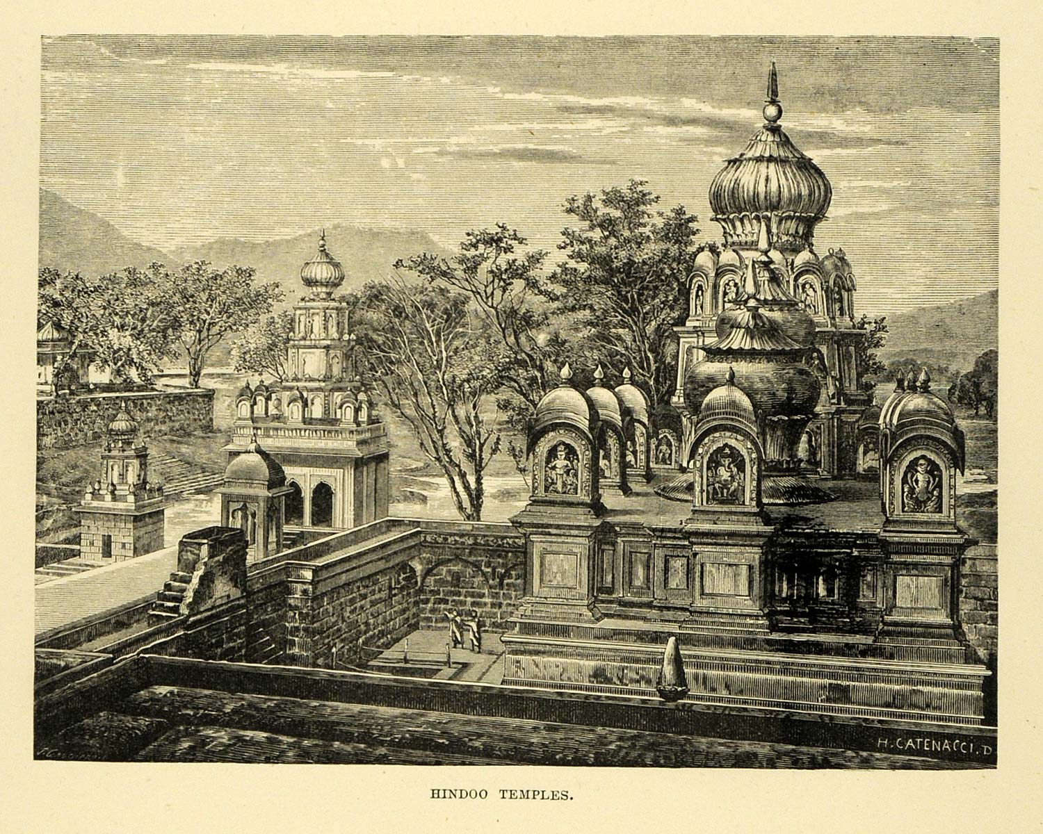 Indian Temple Drawing At Explore Collection Of